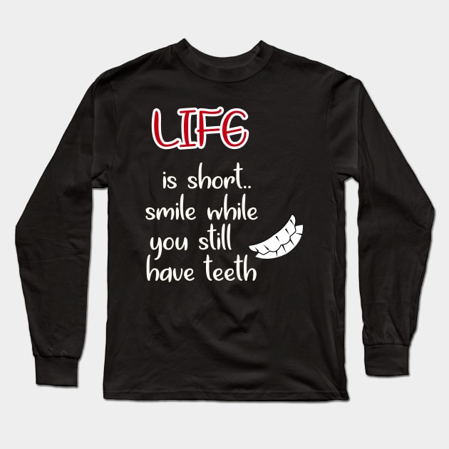 Life Long Sleeve T-Shirt by Dojaja